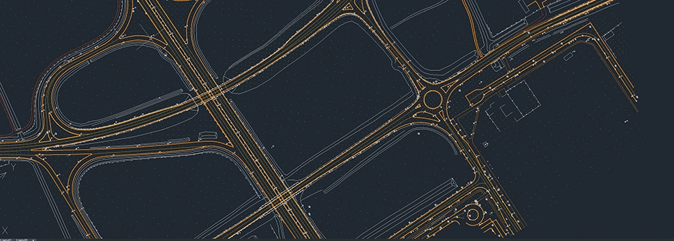 LiDAR map of a public road