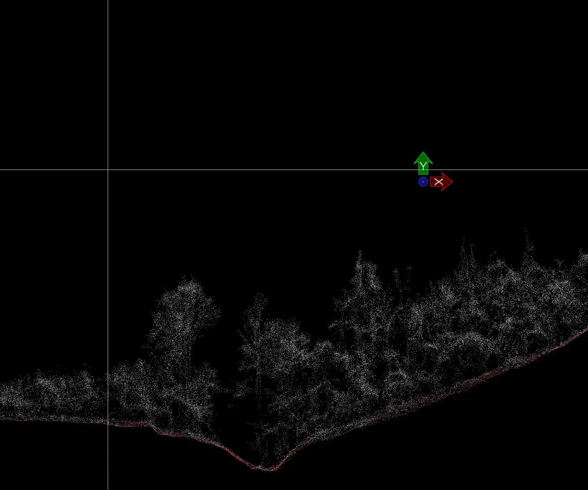 LiDAR terenska mapa